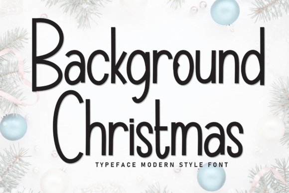 Background Christmas Font for Festive Marketing