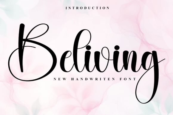 Beliving: A Luxurious Script Font
