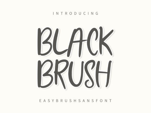 Black Brush: A Font for Business Elegance