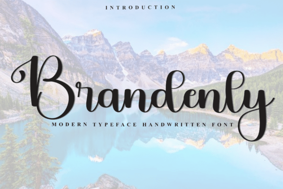 Brandenly: A Stylish Script Font for Marketers