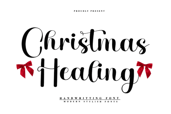 Christmas Healing Font for Creative Makers