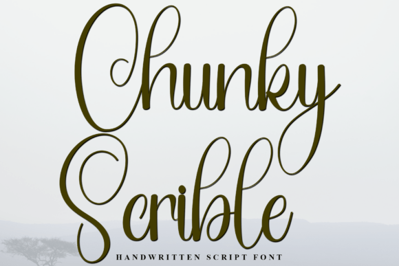 Chunky Scribble: A Friendly Font for Creative Campaigns