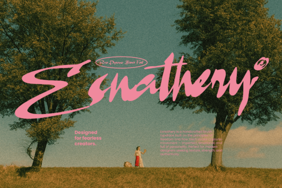 Esnathery: A Bold Script Font for Digital Marketing