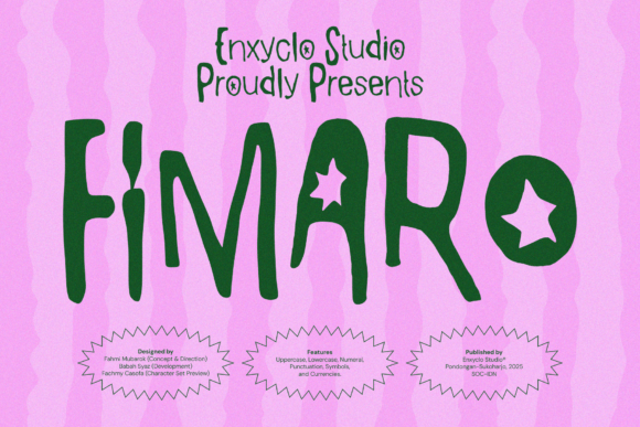 Fimaro: A Hand-Drawn Font for Raw Creativity