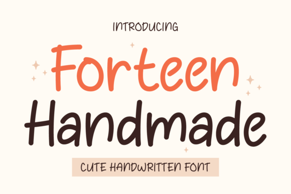 Forteen Handmade Font for Crafters