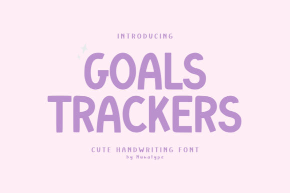 Goals Trackers Font for Web Design