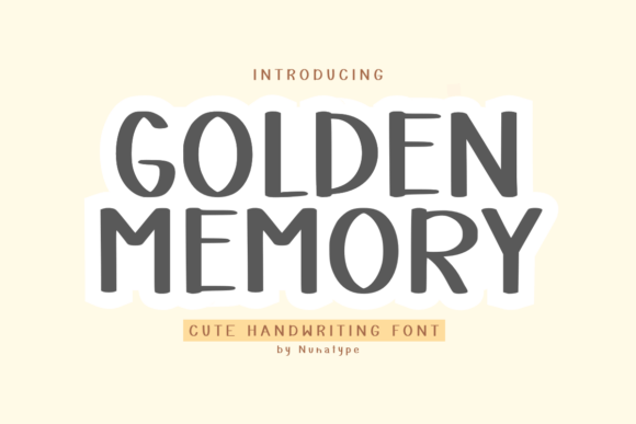 Golden Memory Font Review