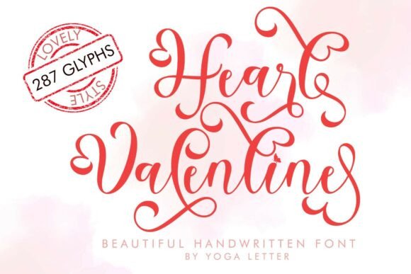 Heart Valentine: A Script Font for Romantic Design