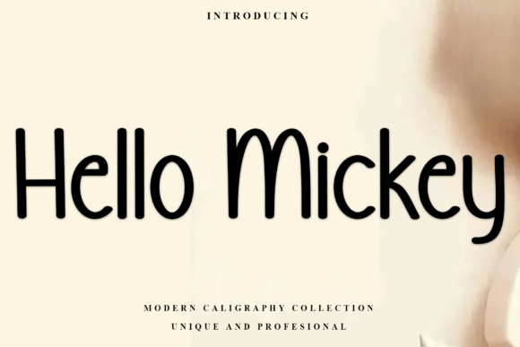 Hello Mickey Font: Festive Design Power