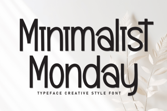 Minimalist Monday Font