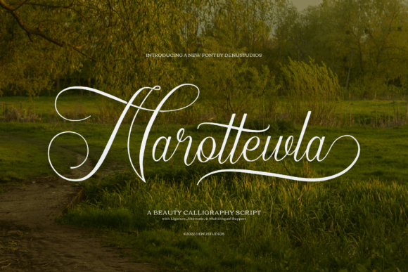 Narottewla: A Luxurious Script Typeface