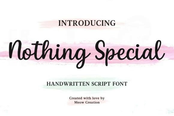 Nothing Special Font Review