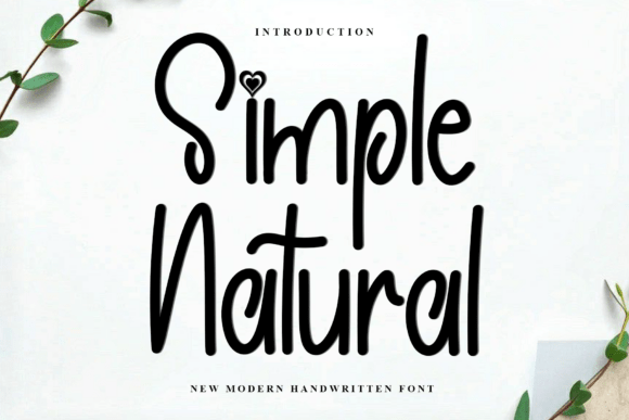 Simple Natural: A Warm Font for Business