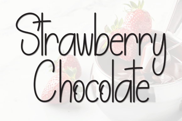 Strawberry Chocolate Font Review