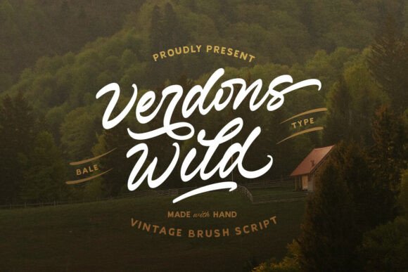 Verdons Wild: A Bold Script for Creative Projects